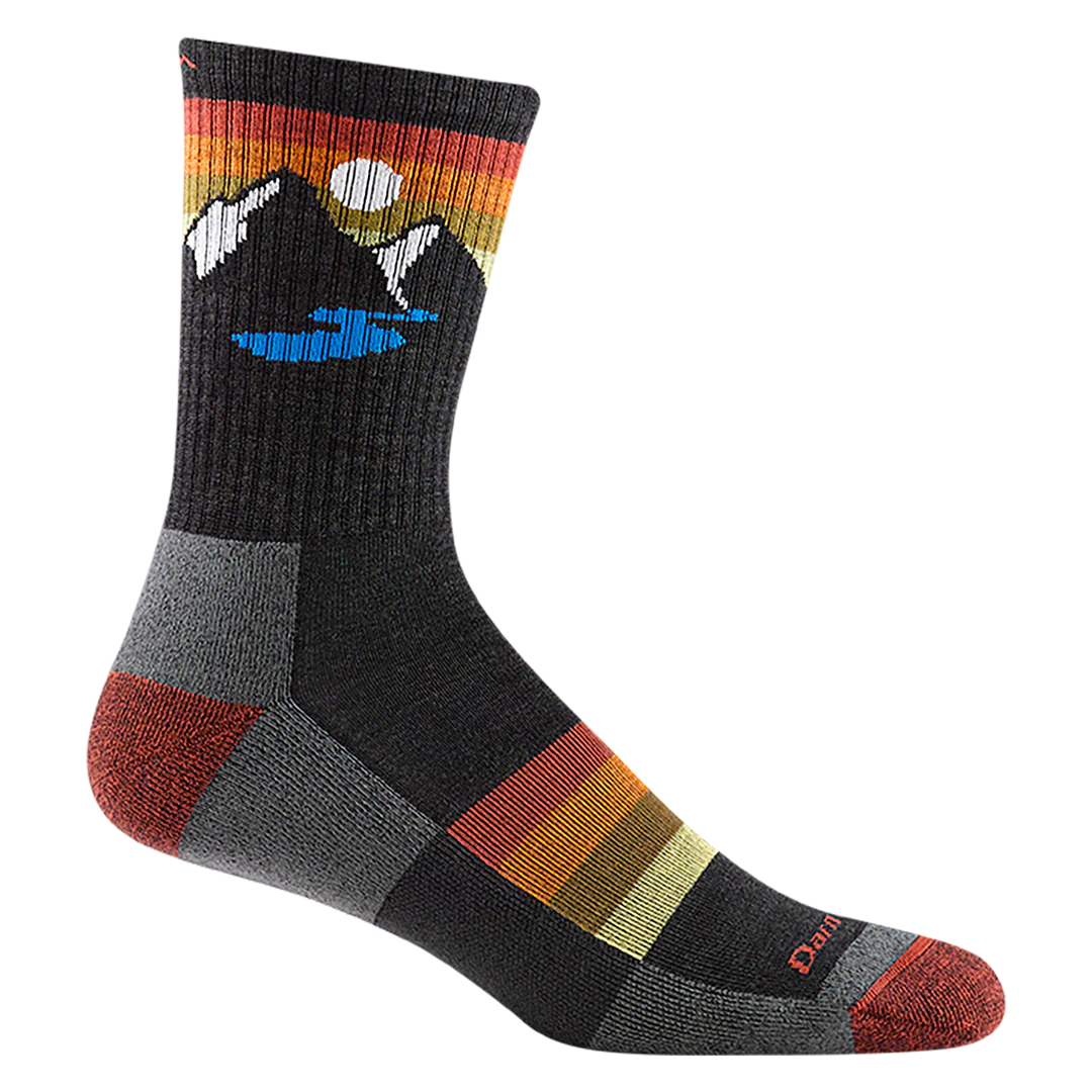 Darn Tough Men's Sunset Ridge Micro Crew Lightweight Hiking Sock
