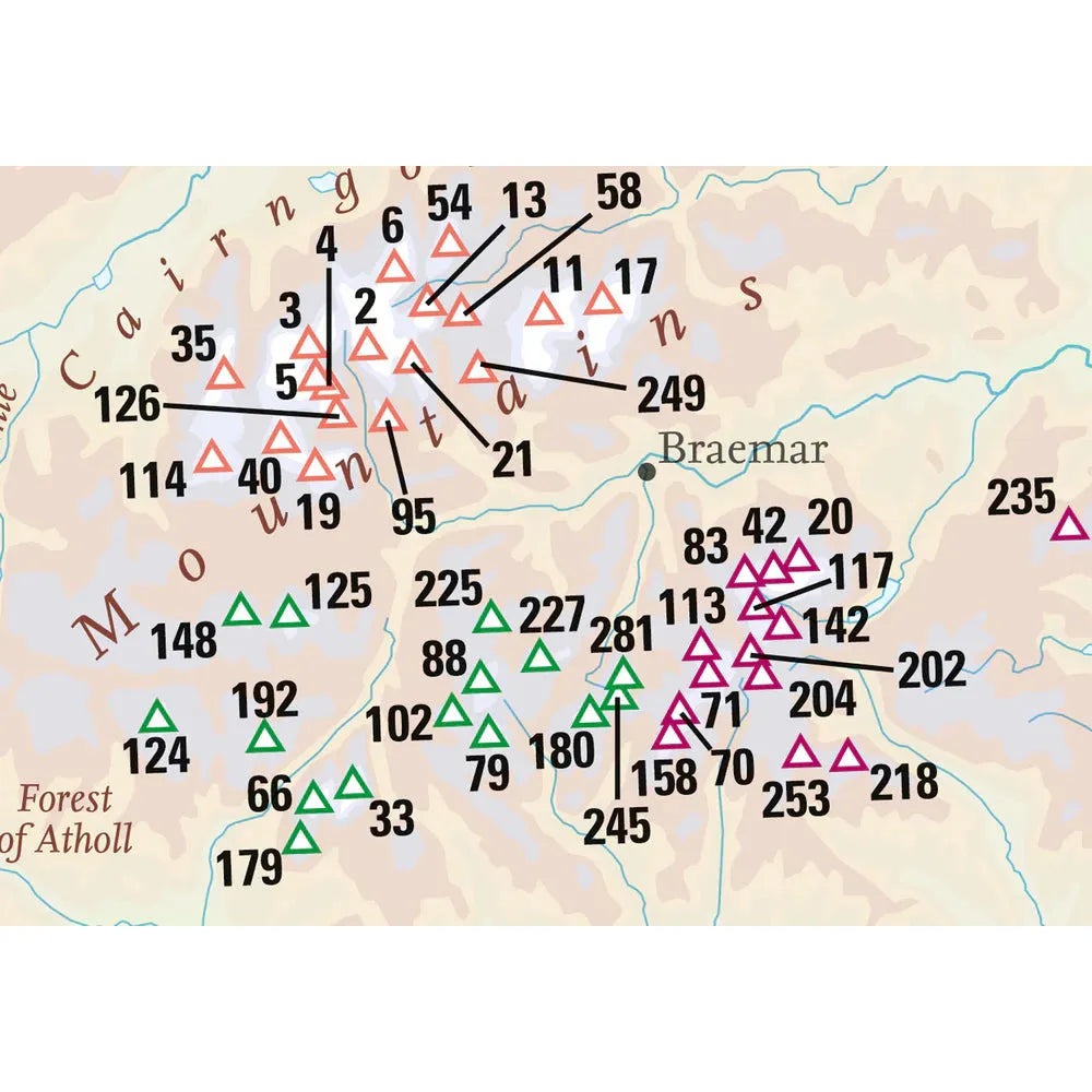 Collins Munros and Corbetts Pocket Map