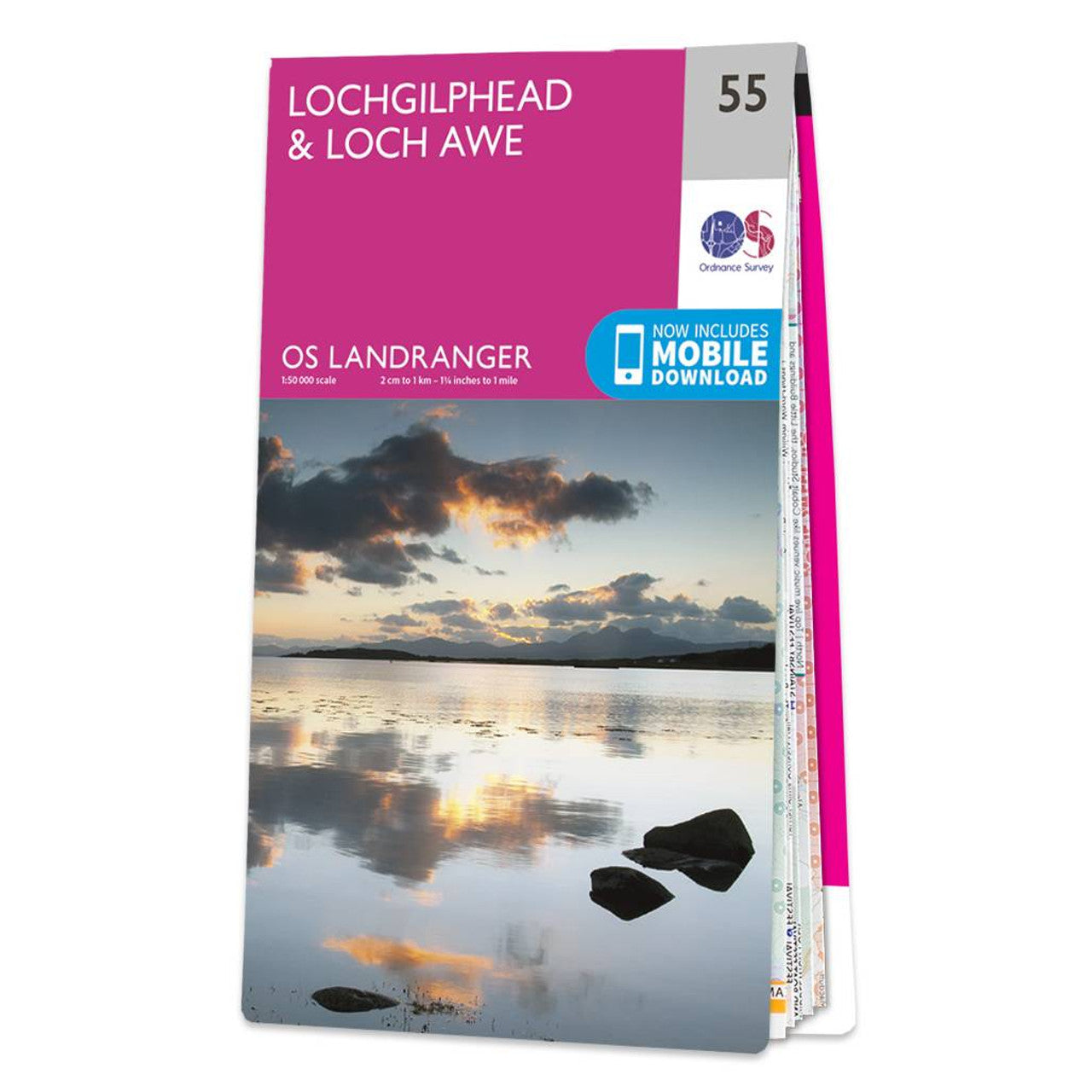 Map of Lochgilphead & Loch Awe 55