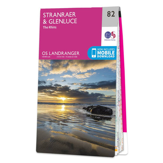 OS Map of Stranraer & Glenluce Landranger 82