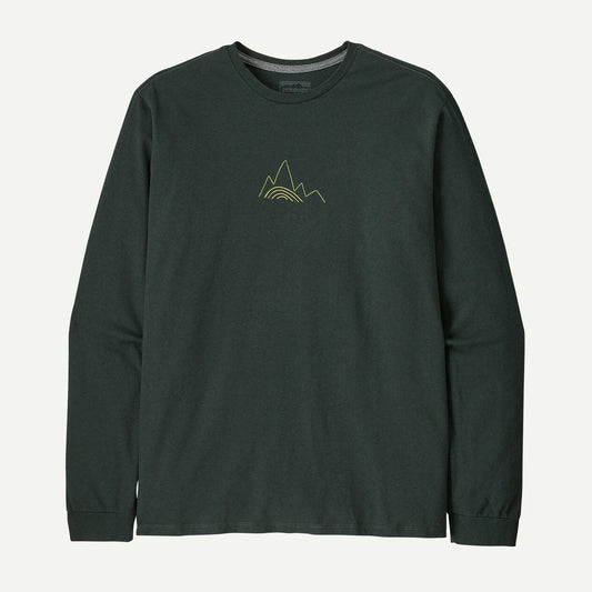 Patagonia Men's Long-Sleeved Berm Logo Responsibili-Tee®