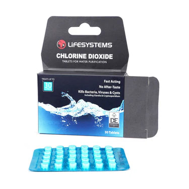 Lifesystems Chlorine Dioxide Water Purification Tablets
