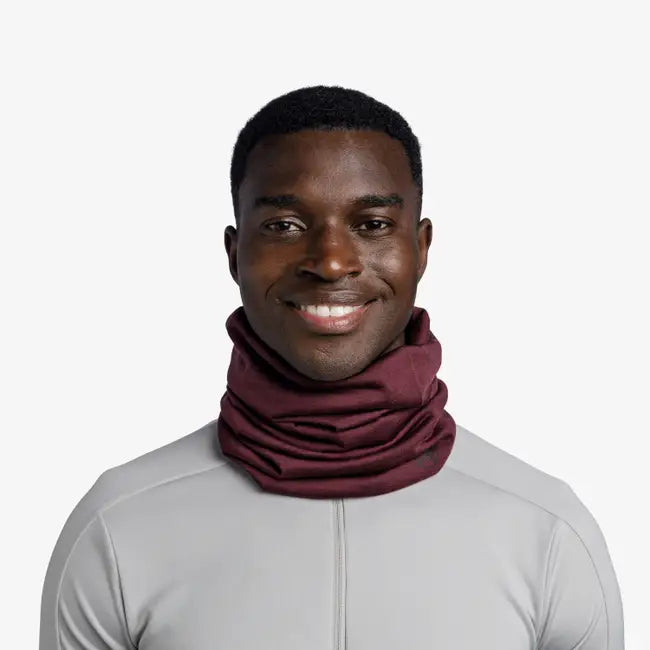 Buff Merino Lightweight Solid Garnet