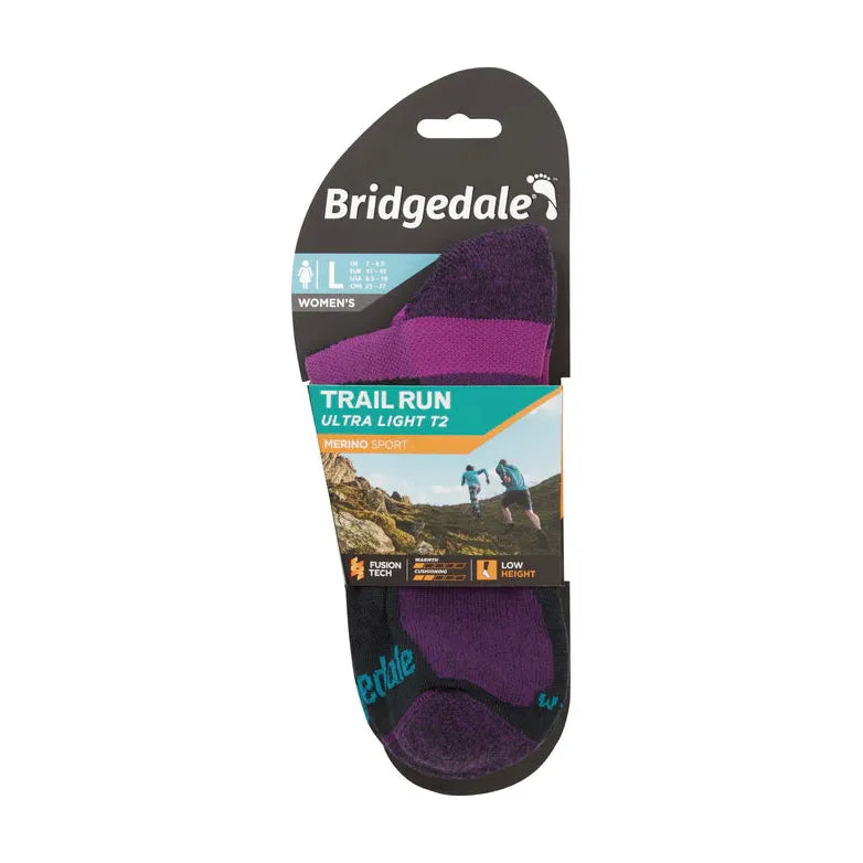 Bridgedale Women's Ultra Light T2 Merino Sport Low Sock