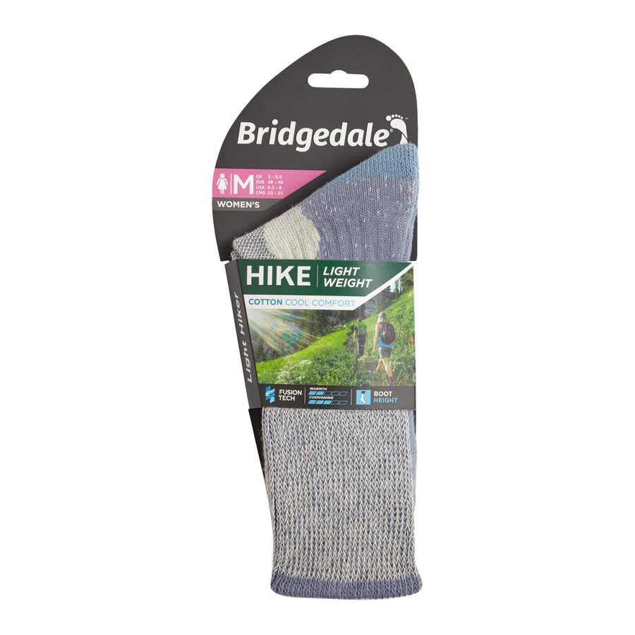 Bridgedale Women's Lightweight Coolmax Comfort Boot Sock