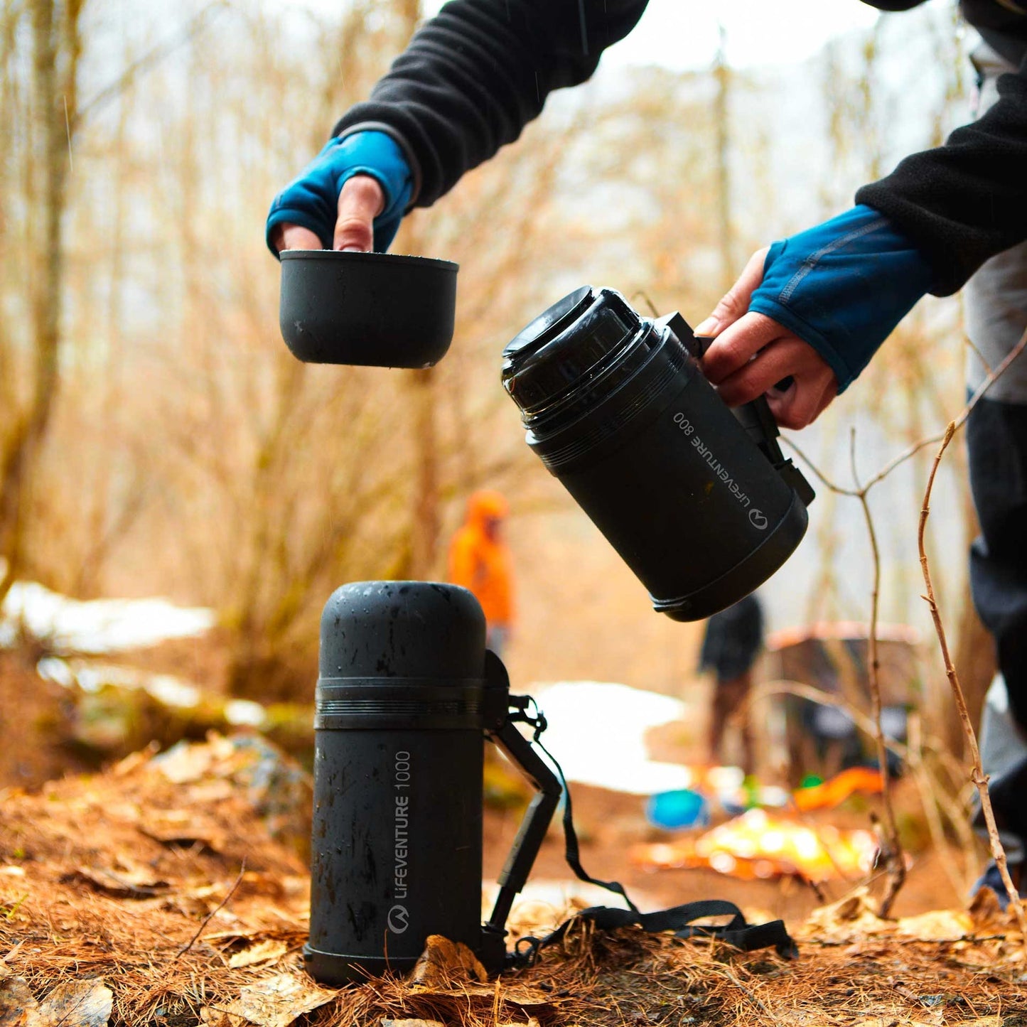 Lifeventure TiV Wide Mouth Vacuum Flasks