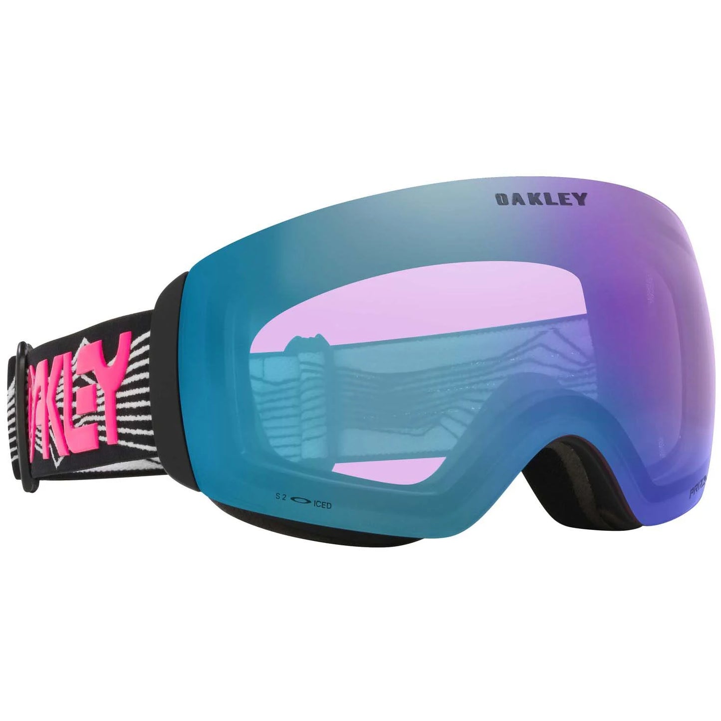 Oakley Flight Deck™ M Snow Goggles - Prizm Iced iridium Black Wired Strap