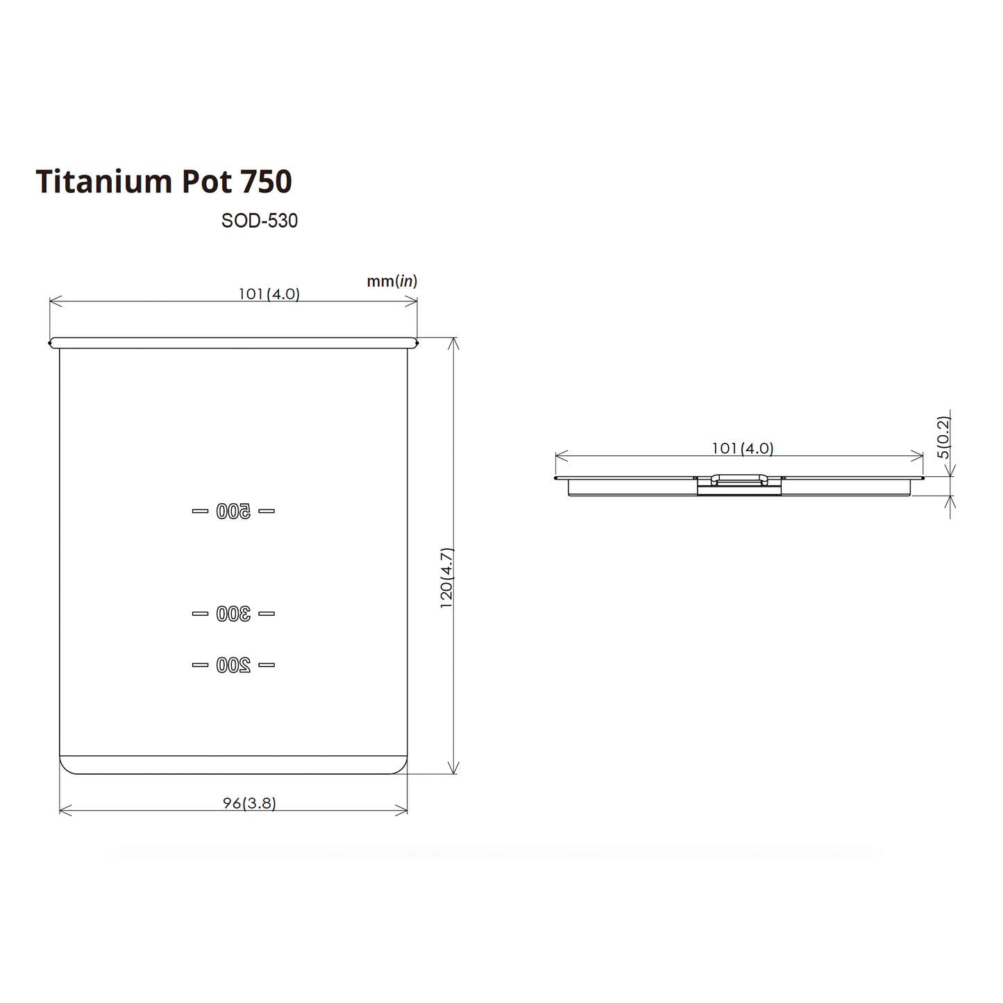 Soto Titanium Pot 750