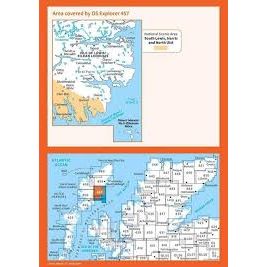 Map of South East Lewis/Taohn an Eardheas Leodhais