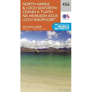 Map of North Harris & Loch Seaforth/Ceann a Tuath Na Hearadh agus Loch Shiophoirt