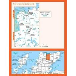 Map of Strath Naver/Srath Nabhair & Loch Loyal 448