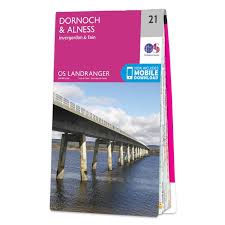 Map of Dornoch & Alness 21