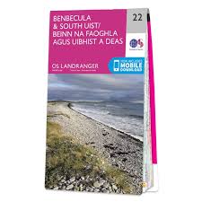 Map of Benbecula & South Uist/Beinne na Faoghla agus Uibhist a Deas 22