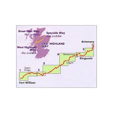 Harvey East Highland Way Map