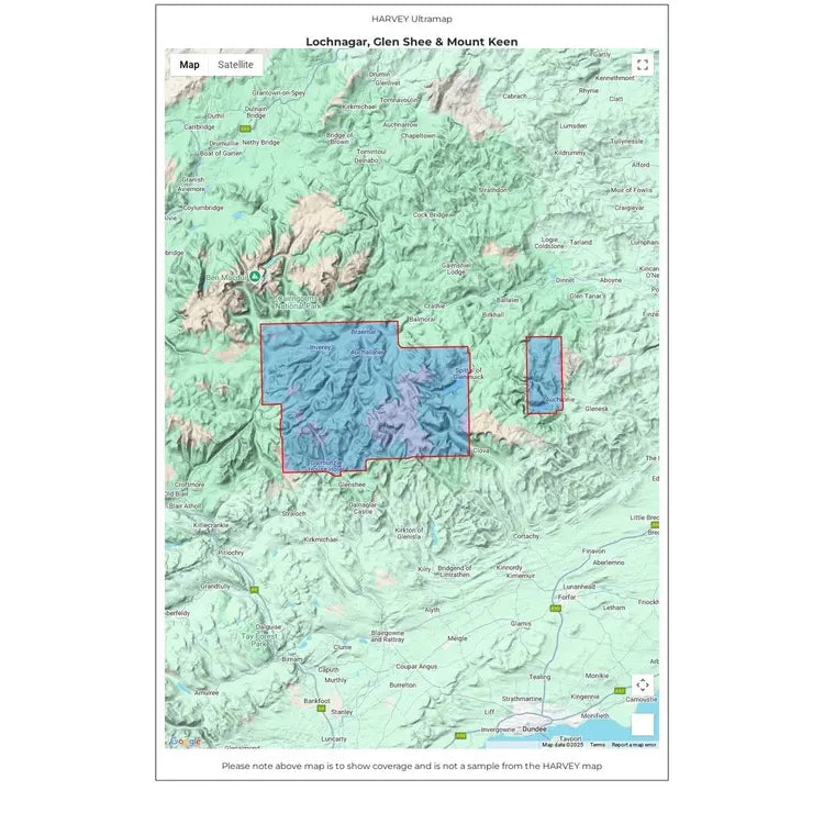 Harvey Lochnagar, Glenshee & Mount Keen Ultramap XT40