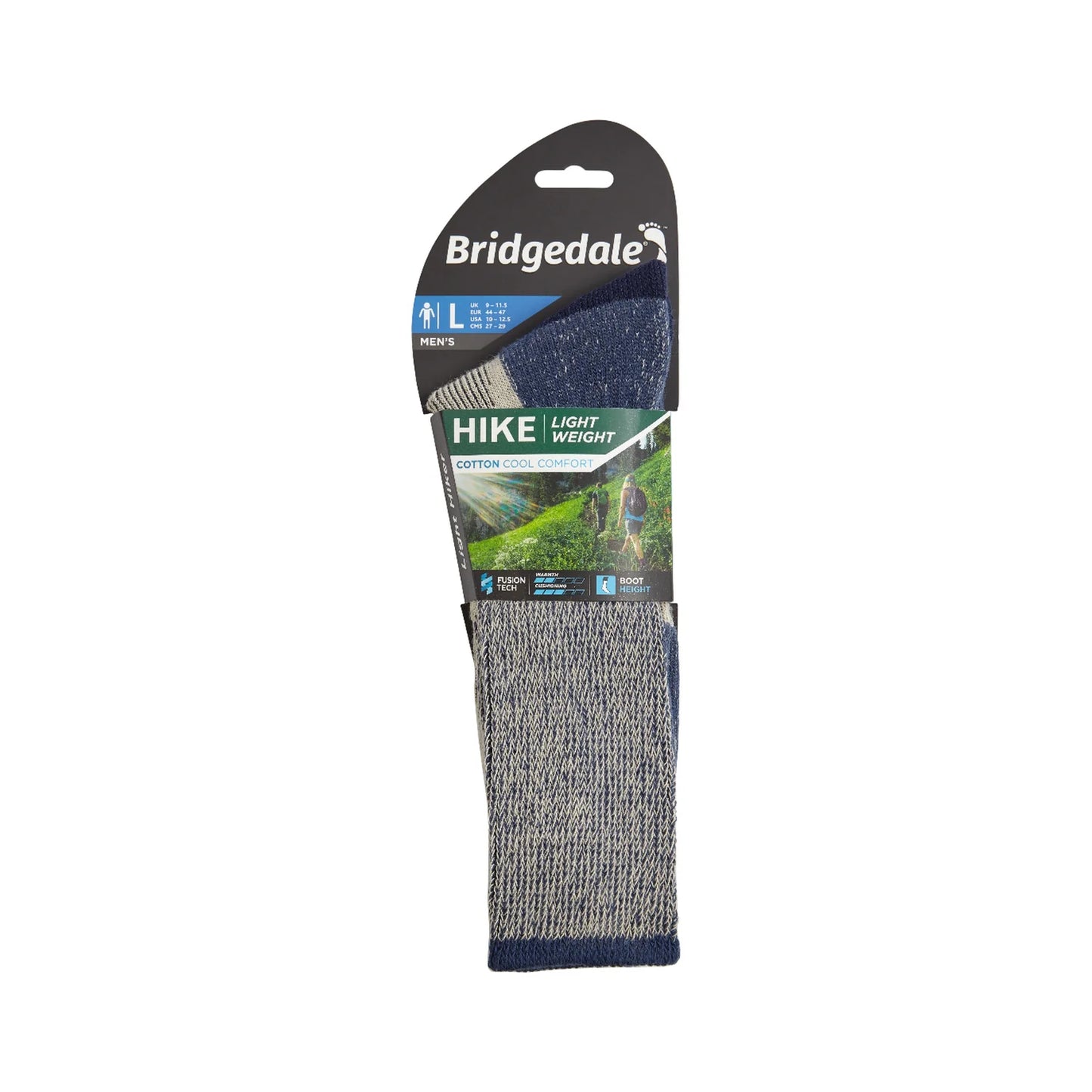 Bridgedale Men's Lightweight Coolmax Comfort Boot Sock