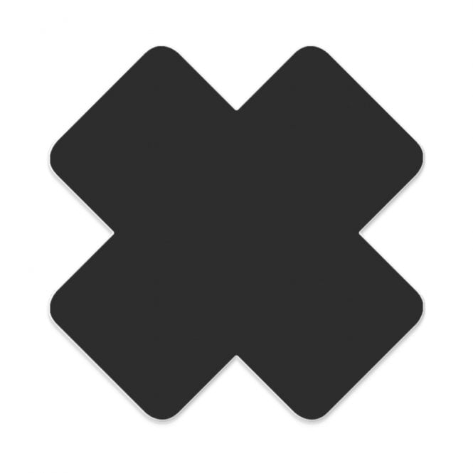 Noso Patch X Black 2.5"