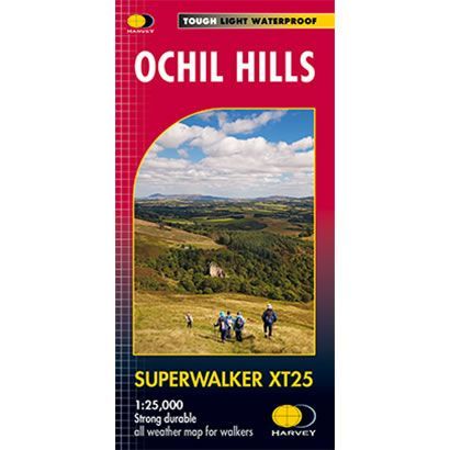 Harvey Ochil Hills Superwalker Map