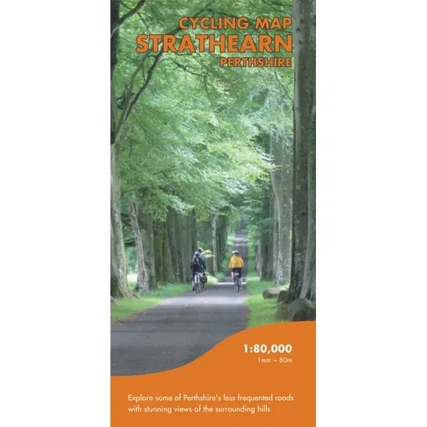 Harvey Strathearn Perthshire Cycling Map