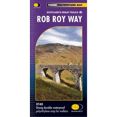 Harvey Scotland's Great Trails: Rob Roy Way Trail Map