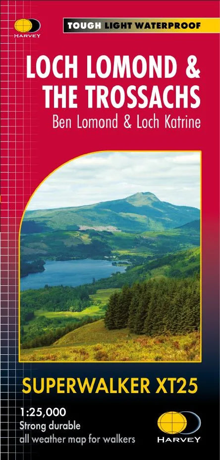 Harvey: Loch Lomond & The Trossachs: Ben Lomond & Loch Katrine Superwalker XT