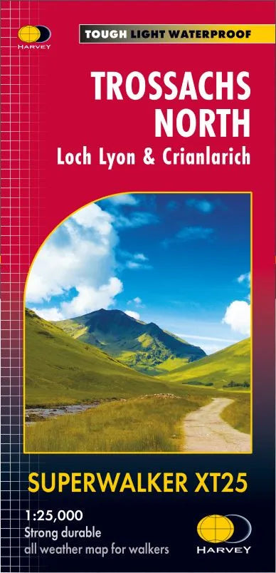 Harvey Trossachs North: Loch Lyon & Crianlarich Superwalker XT