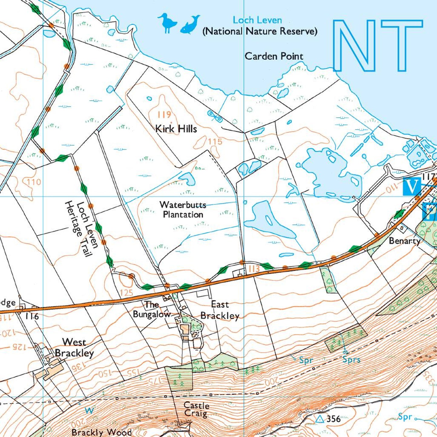 Map of Dunfermline, Kirkcaldy & Glenrothes South 367