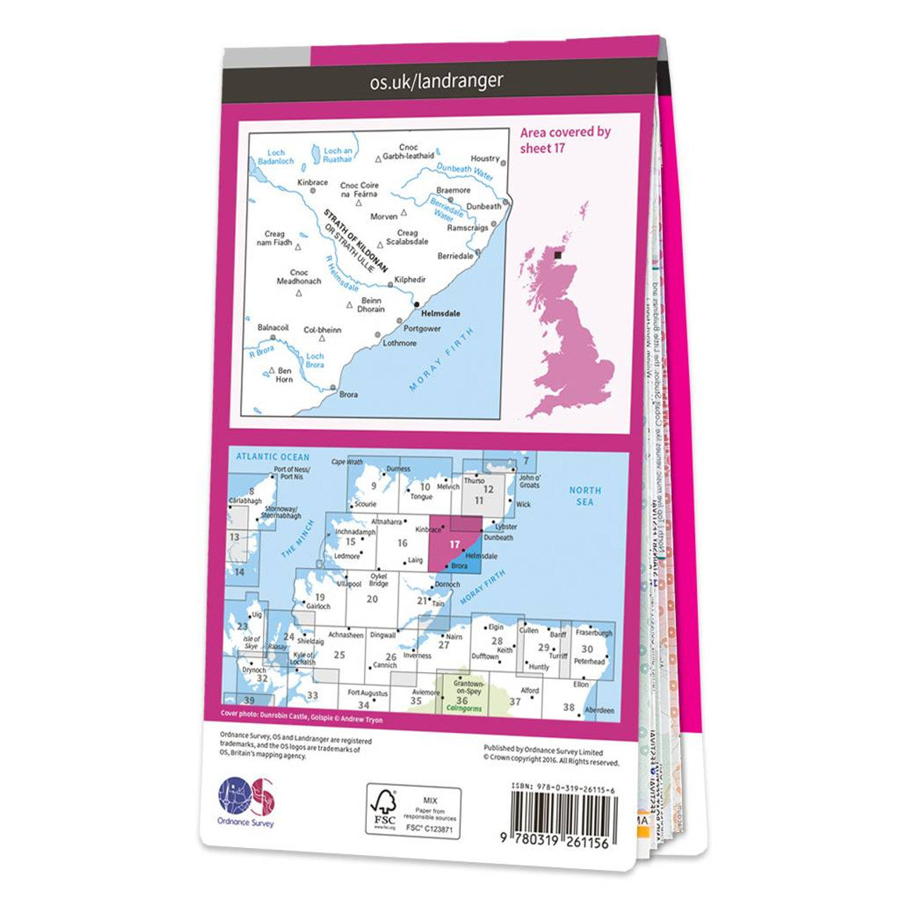 Map of Helmsdale & Strath of Kildonan 17
