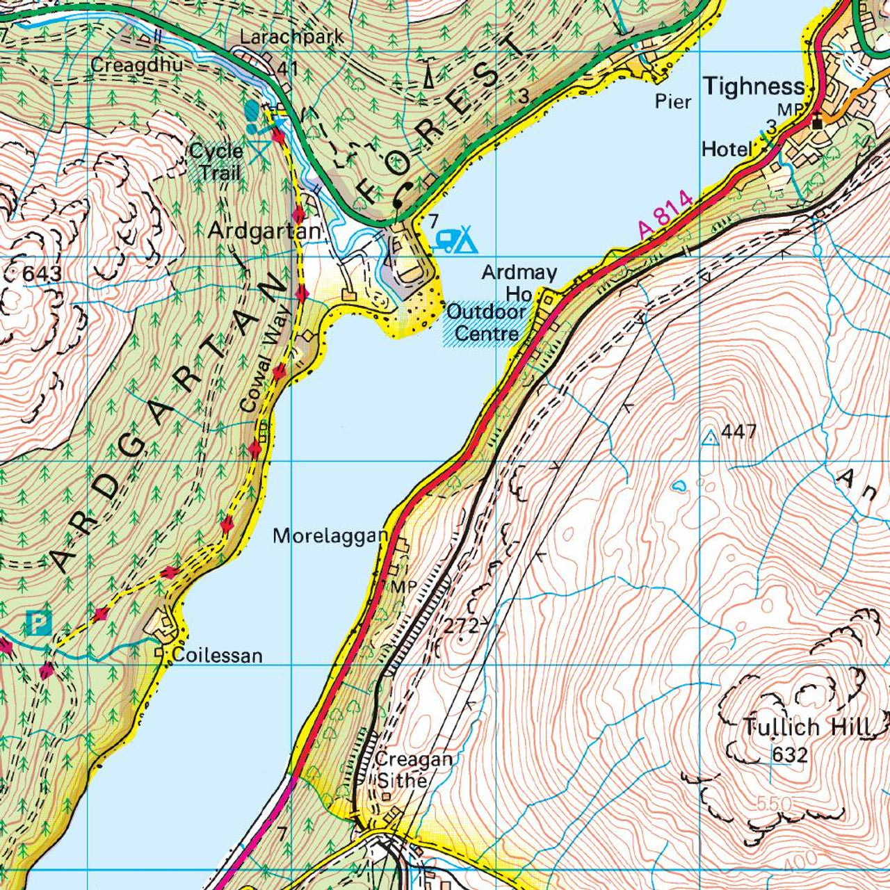 Map of Loch Lomond & Inveraray 56