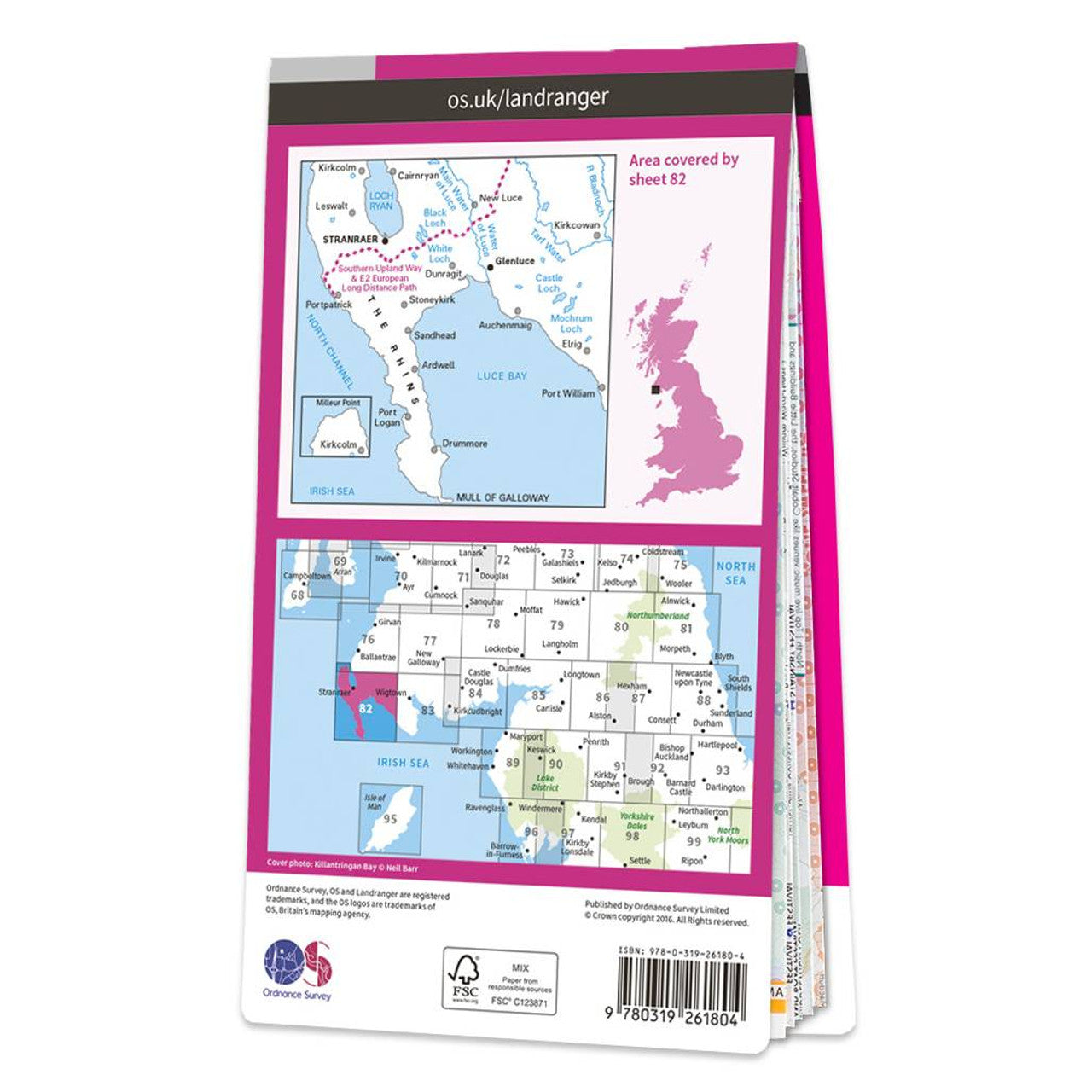 Map of Stranraer & Glenluce 82
