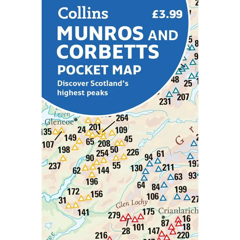Collins Munros and Corbetts Pocket Map