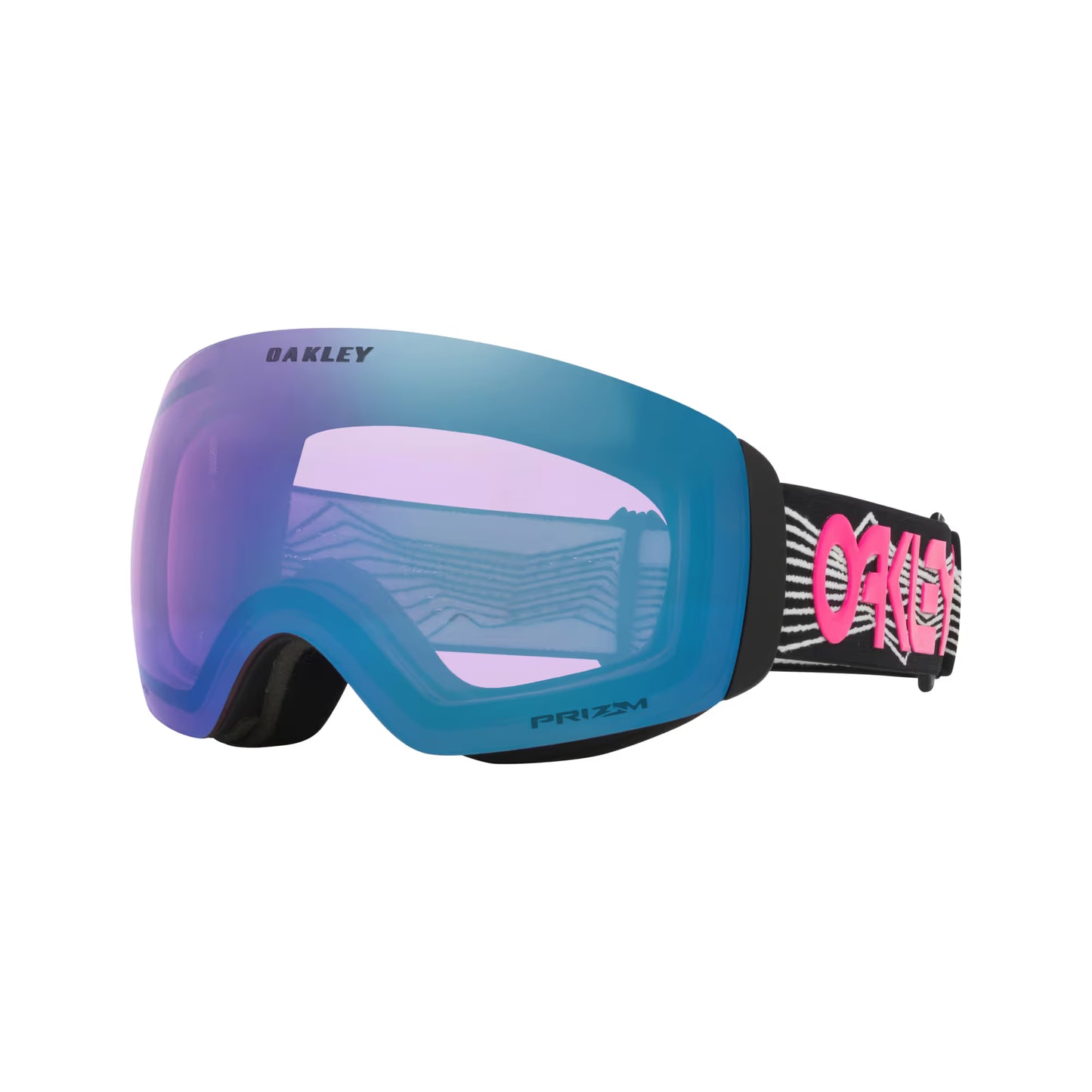 Oakley Flight Deck™ M Snow Goggles - Prizm Iced Iridium Black Wired Strap