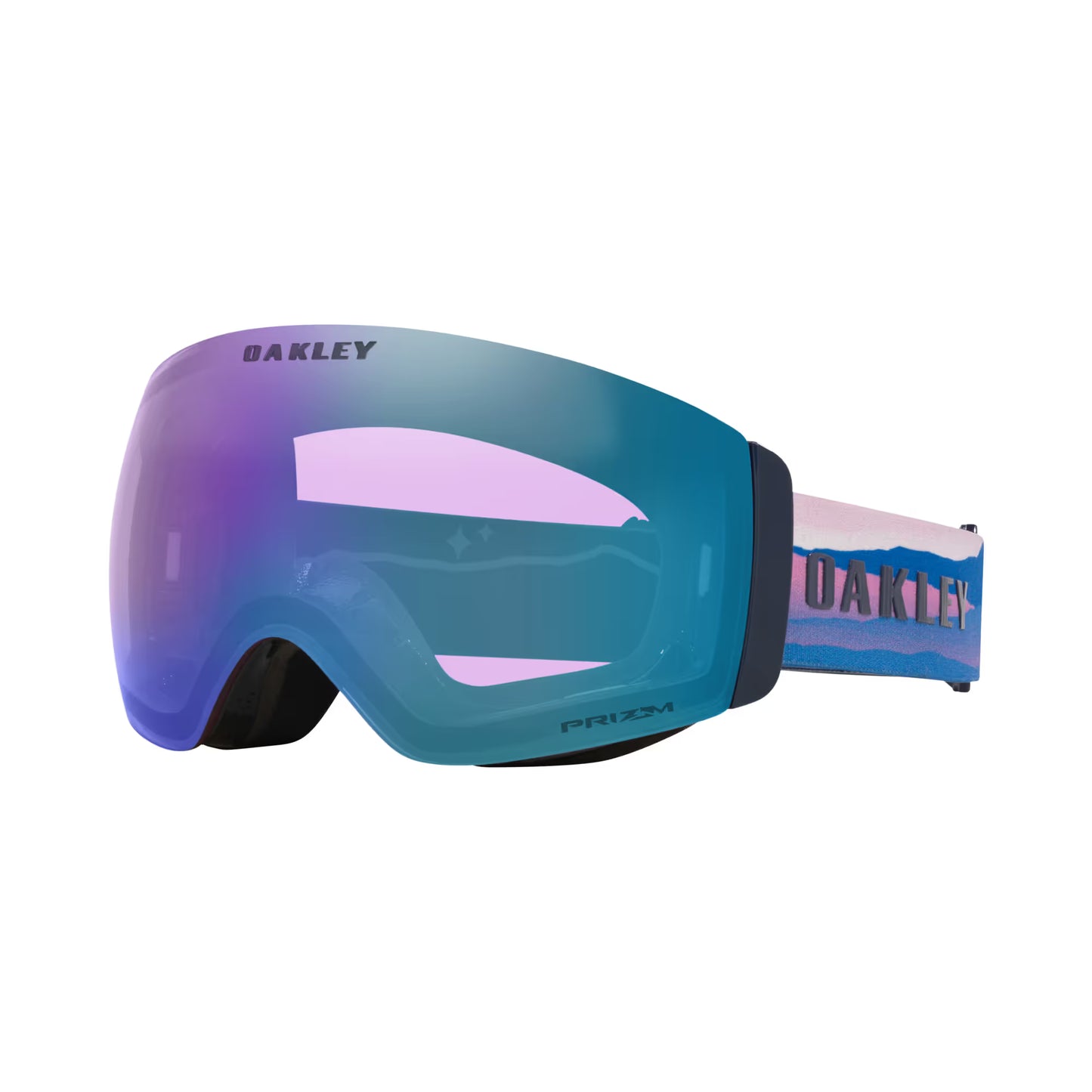 Oakley Flight Deck™ Pro L Snow Goggles - Prizm Snow Iced Iridium Lenses, Mikaela Shiffrin Signature Strap - Extra Lens Prizm Snow Sapphire Iridium