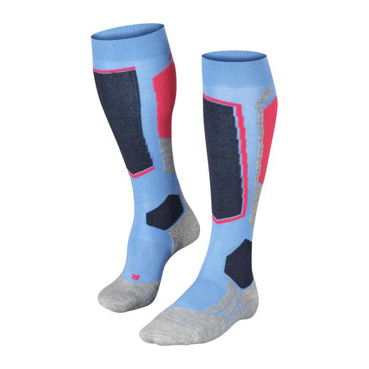 Falke SK2 Intermediate Women Skiing Knee-high socks Blue Note