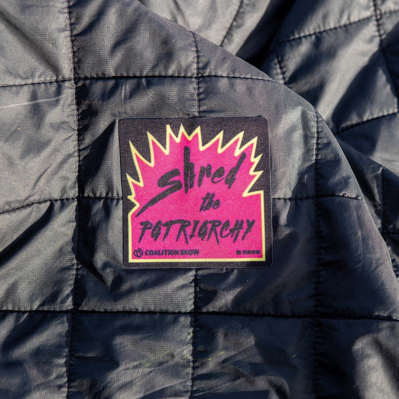 Noso Patch Shred The Patriarchy Coalition Snow