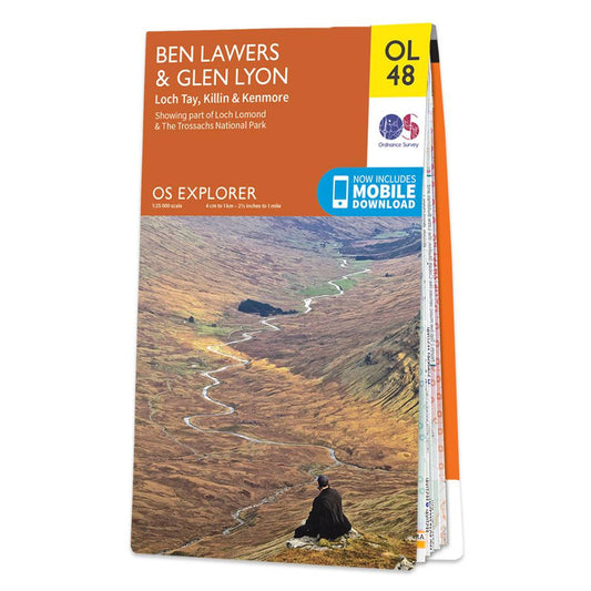 Map of Ben Lawers & Glen Lyon OL48