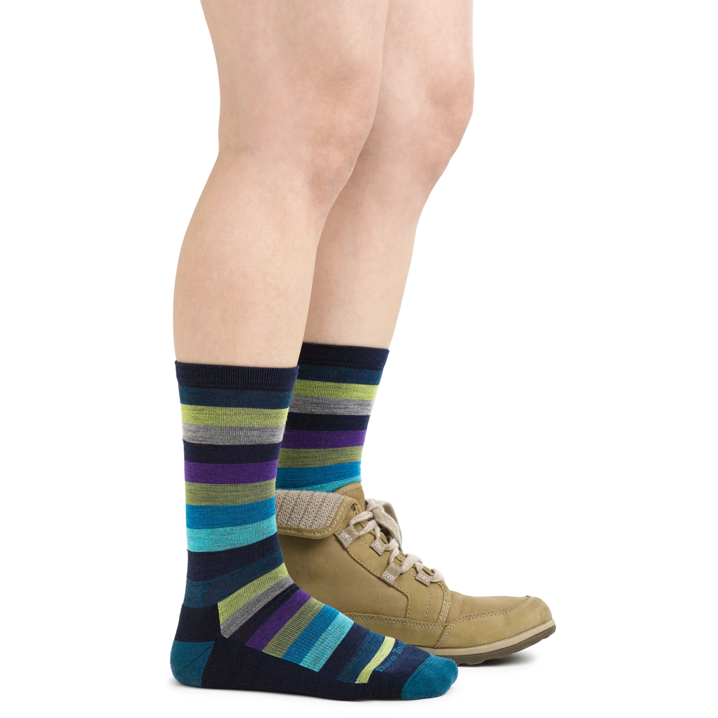 Darn Tough Women's Mystic Stripe Crew Lightweight Lifestyle Socks