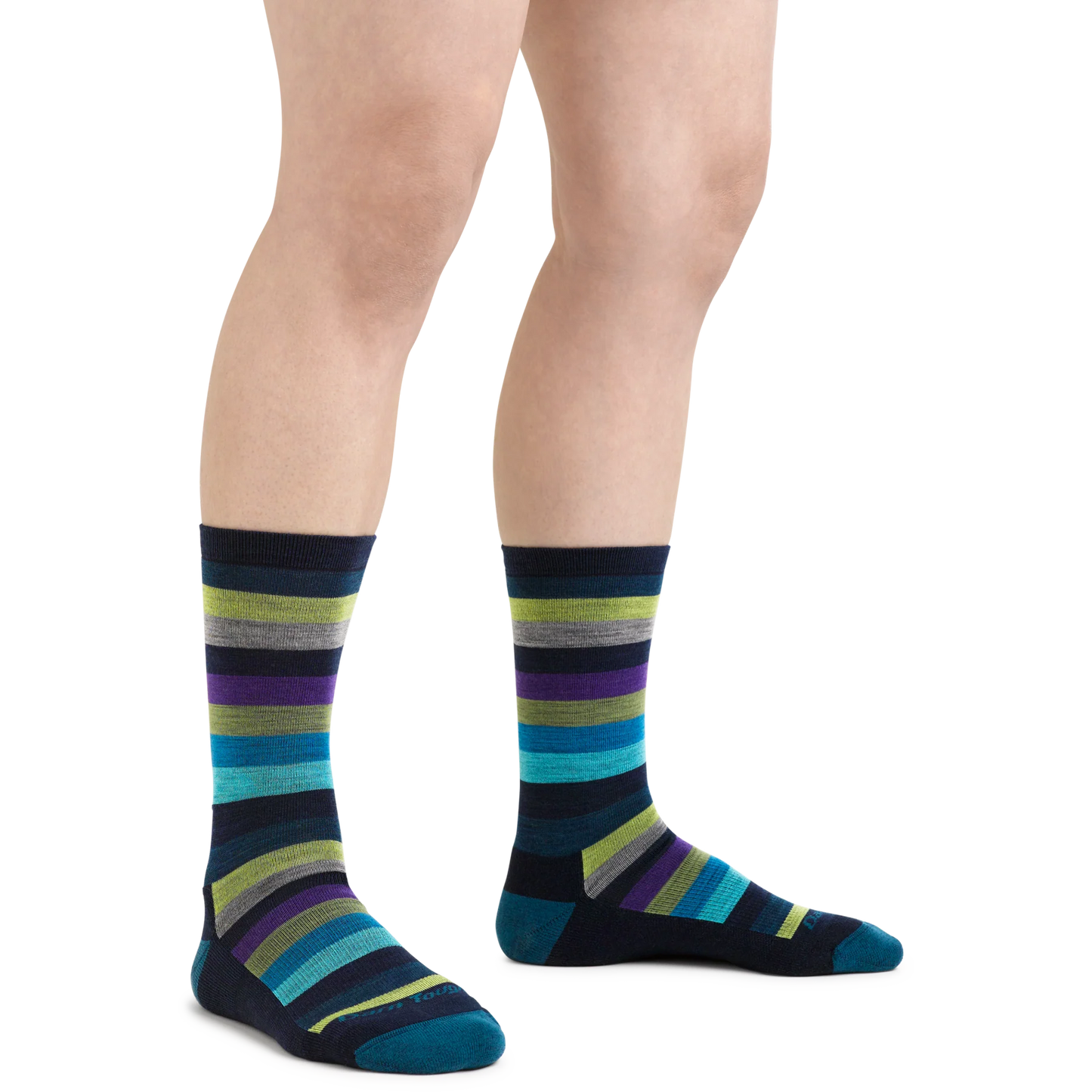 Darn Tough Women's Mystic Stripe Crew Lightweight Lifestyle Socks