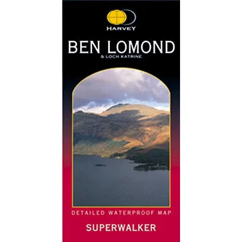 Harvey Ben Lomond & Loch Katrine Superwalker Map
