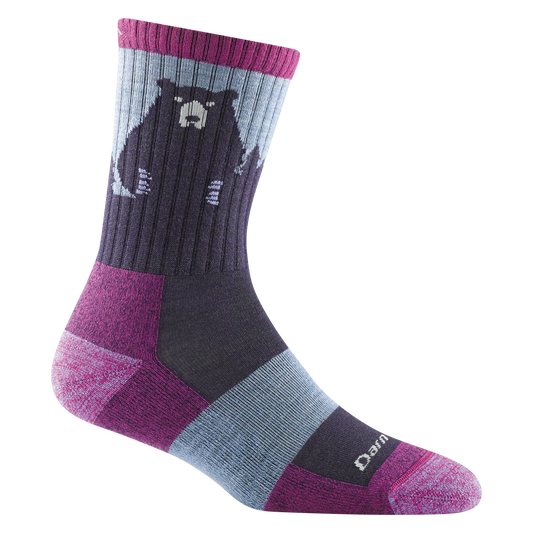 Women's Bear Town Micro Crew Lightweight Hiking Sock