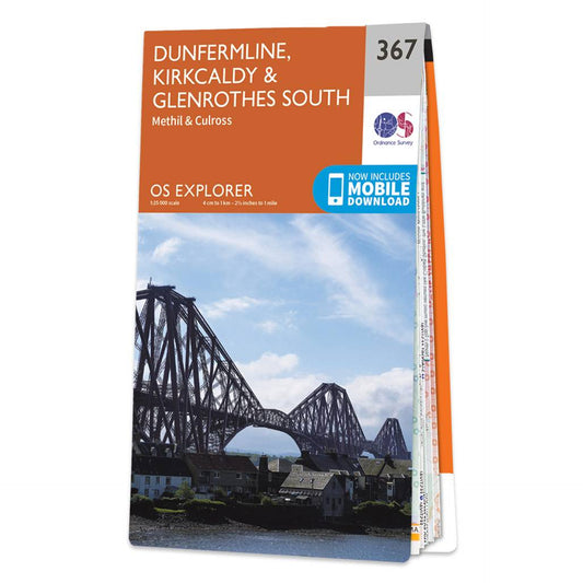Map of Dunfermline, Kirkcaldy & Glenrothes South 367