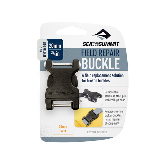 Side Release Field Repair Buckle with Two Removable Pins
