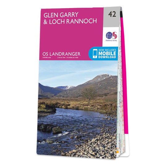 Map of Glen Garry & Loch Rannoch 42