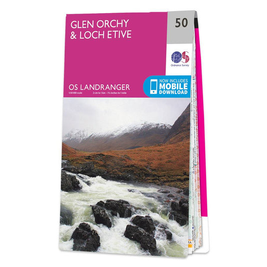 Map of Glen Orchy & Loch Etive 50