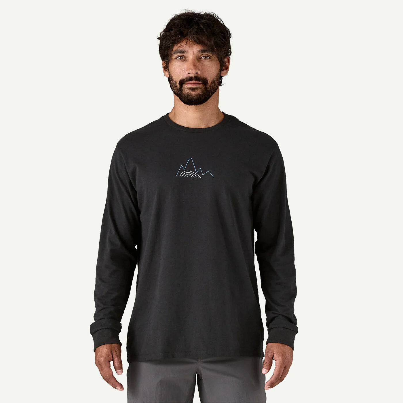 Patagonia Men's Long-Sleeved Berm Logo Responsibili-Tee®