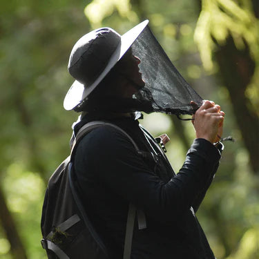 Pop-up Midge & Mosquito Head Net Hat