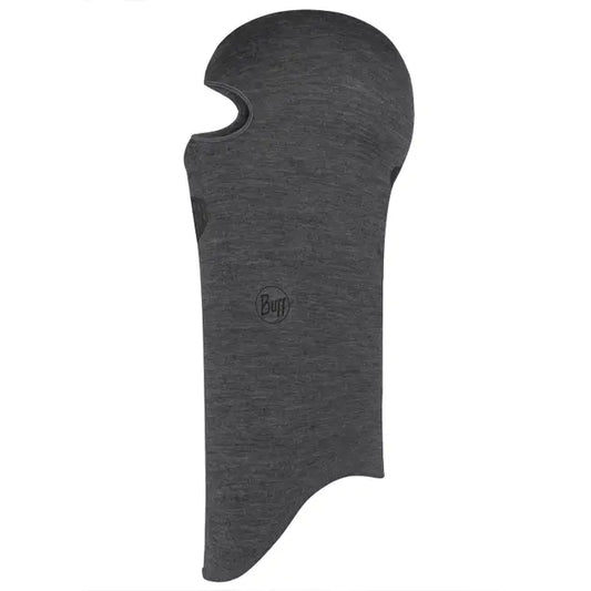 Buff Merino Lightweight Balaclava Solid Light Grey