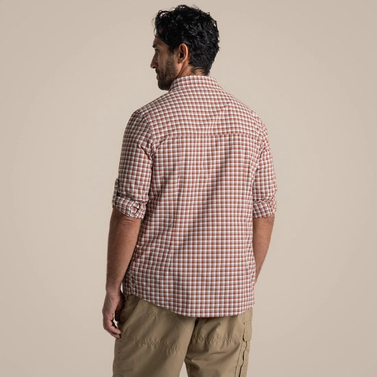 Craghoppers Men's NosiLife Nuoro Check Long Sleeved Shirt