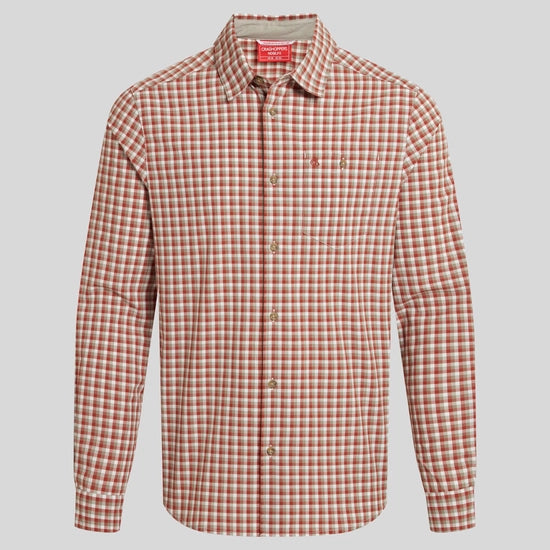 Craghoppers Men's NosiLife Nuoro Check Long Sleeved Shirt