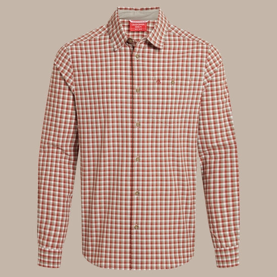 Craghoppers Men's NosiLife Nuoro Check Long Sleeved Shirt